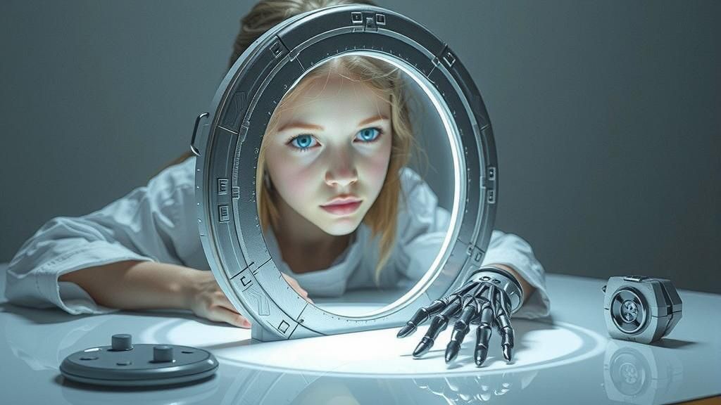 Cyborg Transformation Through Transdimensional Portal Scale ...