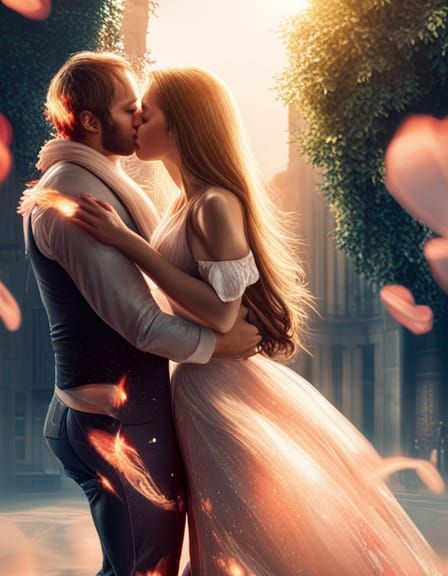 The Kiss by Le Baiser