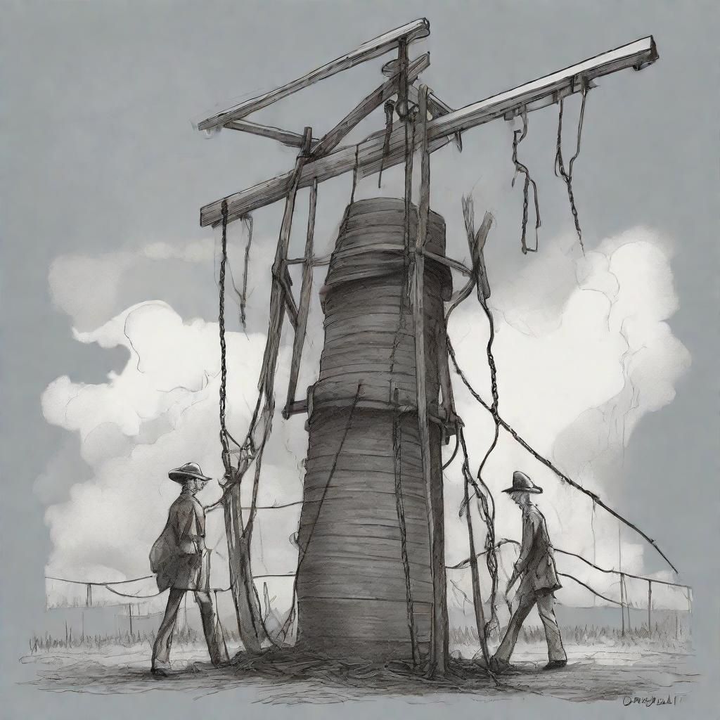 Abstract Rendering of a Slippery Gibbet