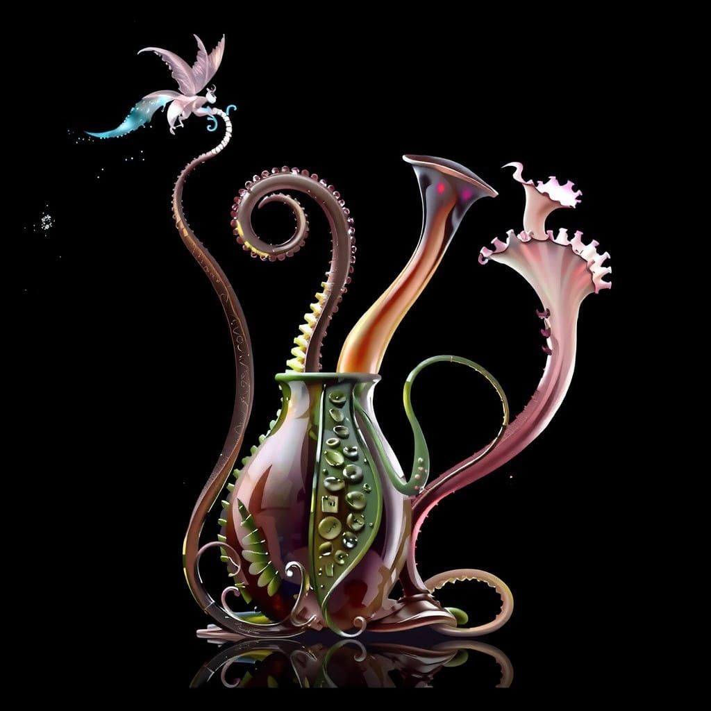 Fairy Glassmaker in Enchanted Forest