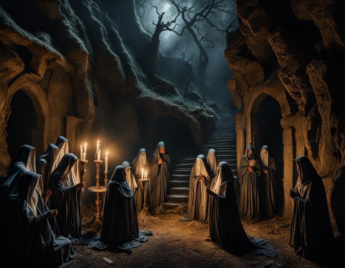 Spooky Pagan Ritual in Haunted Village