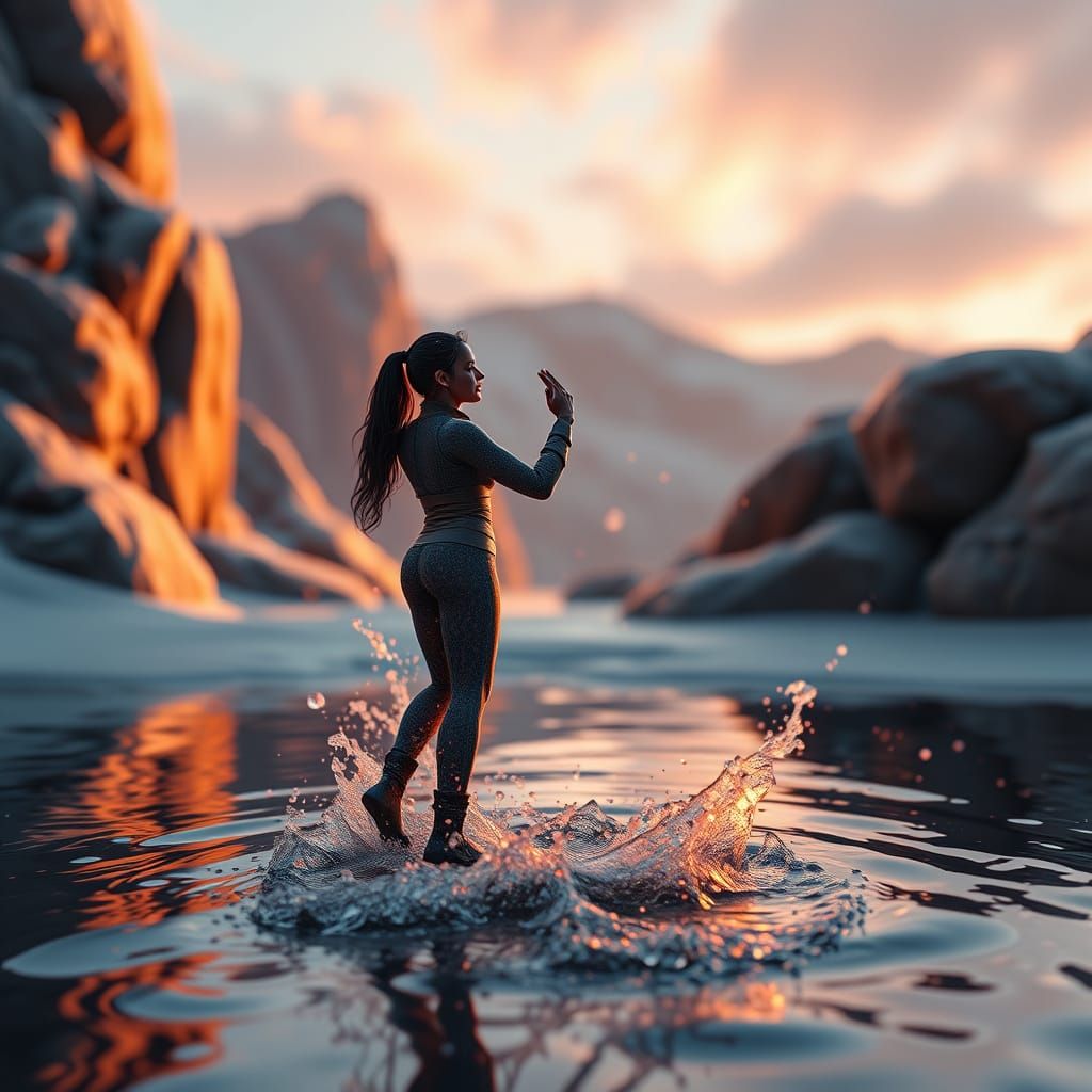 Epic 3D Videogame Heroine Inspires Bravery in Stunning HDR S...