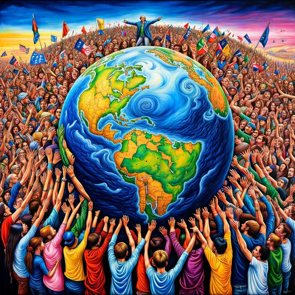 Mixed Media Artwork: Unique and Breathtaking Composition