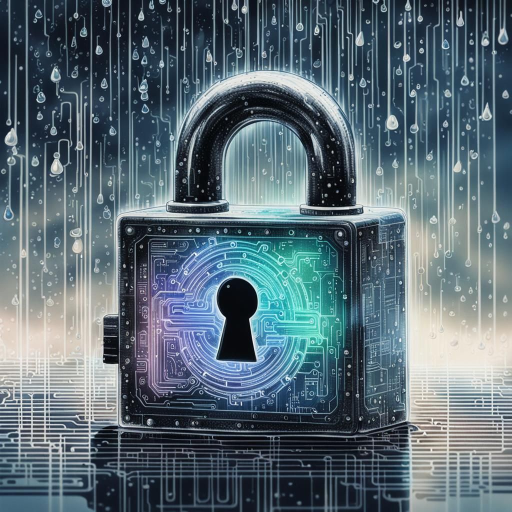 Whimsical Lock Reveals Holographic Code Rain