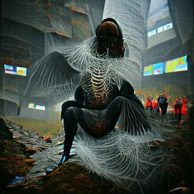 Corrupted Angel of the Apocalypse: A Dark Surrealism