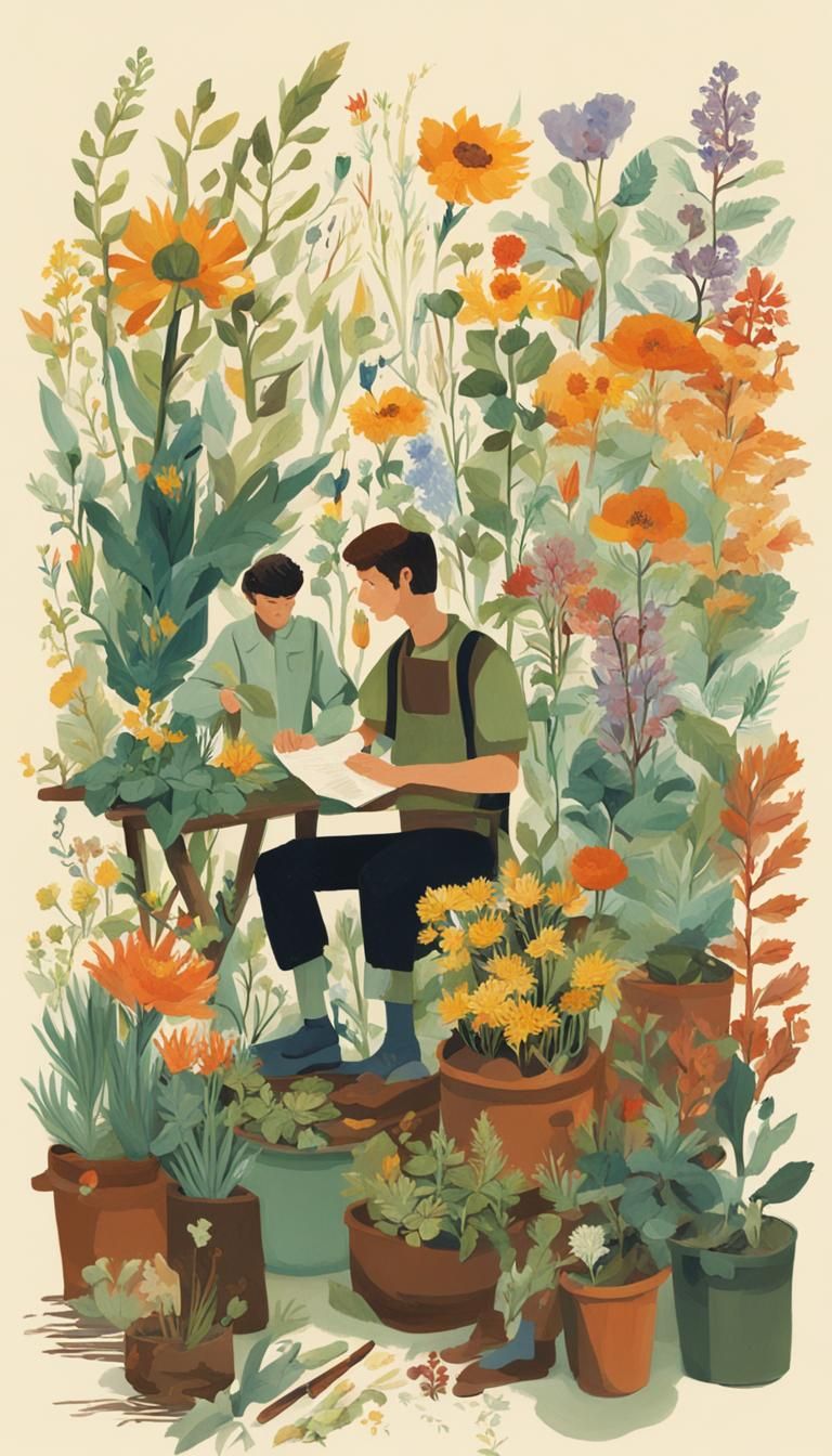 Botanist Creates Herbarium in Gouache Style