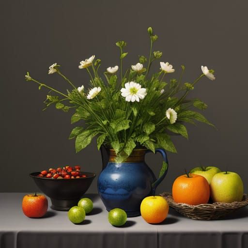 A Quiet Still Life Scene in Soft Pastel Hues