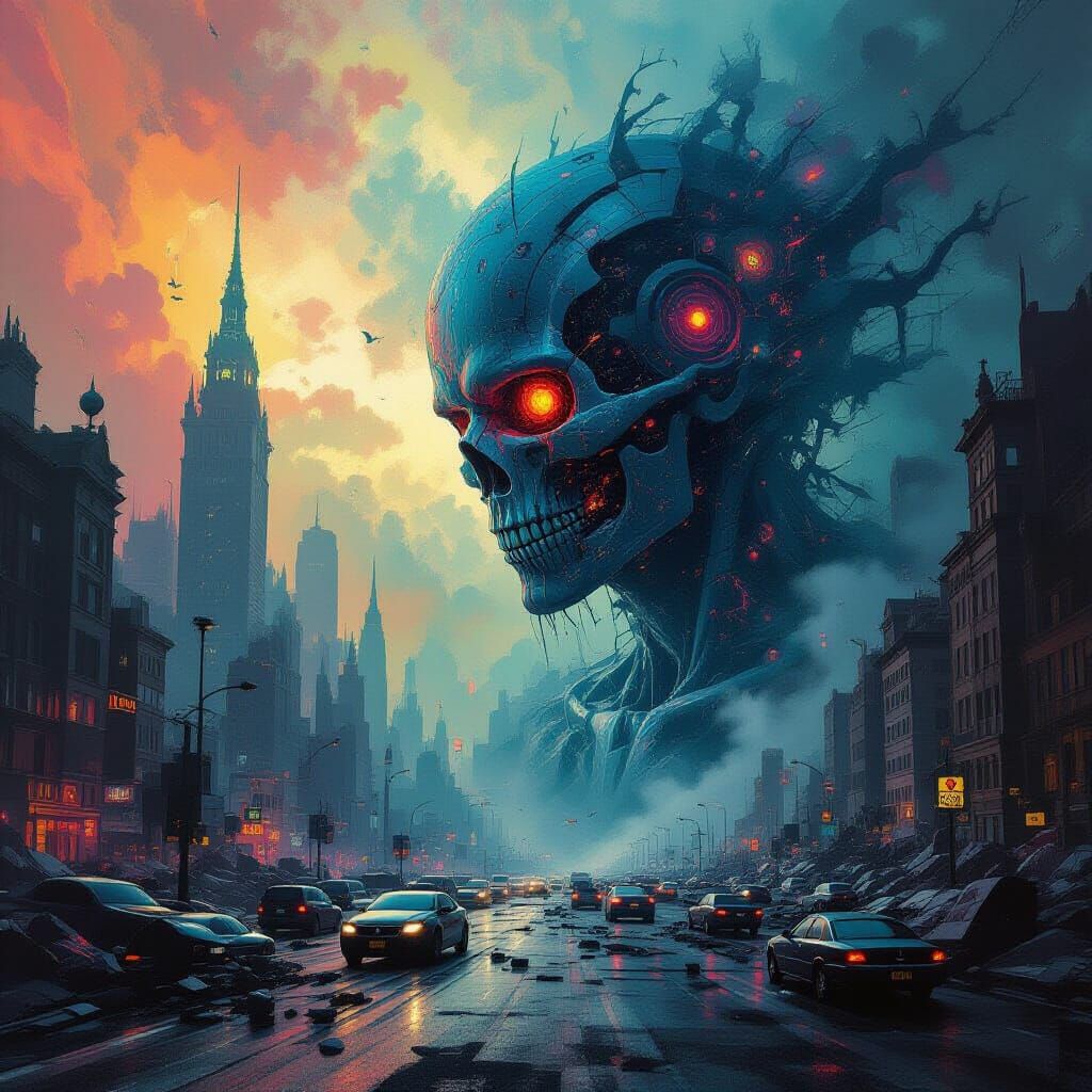 Chaotic Pandemonium in Dark Biomechanical Style