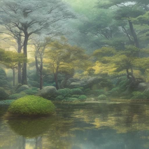 Naruto in Serene Forest: Watercolor Anime Style