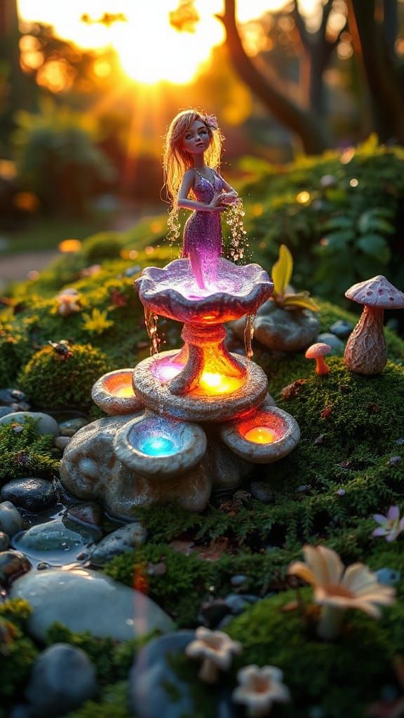 A surreal garden...