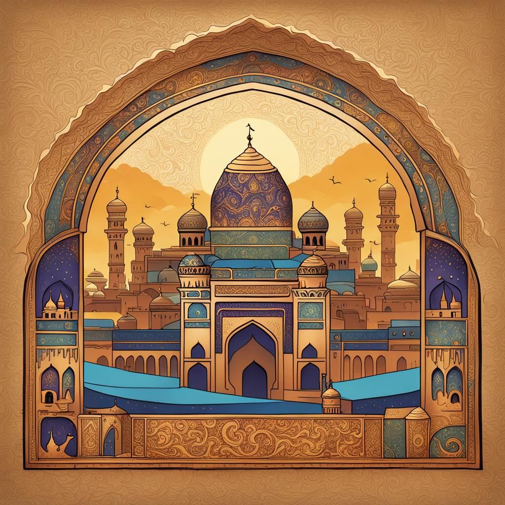 Aladdin in Arabia: An Artistic Interpretation