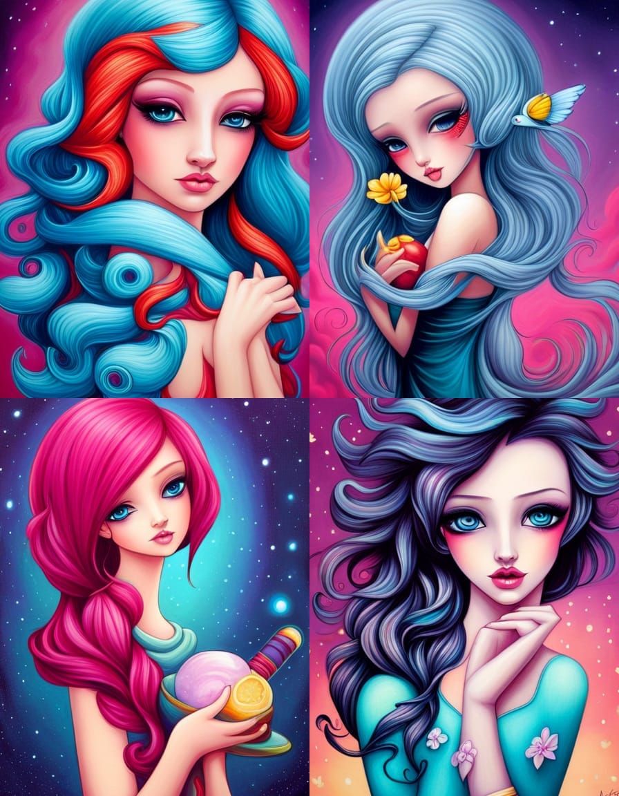 Whimsical Forest Creature in Illustrative Style