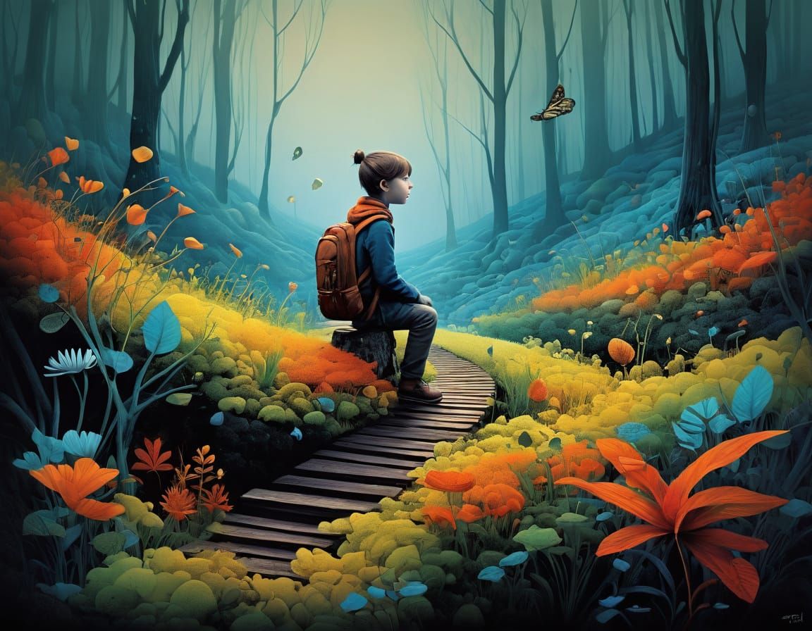 Abstract Geometric Patterns in Bold Colors