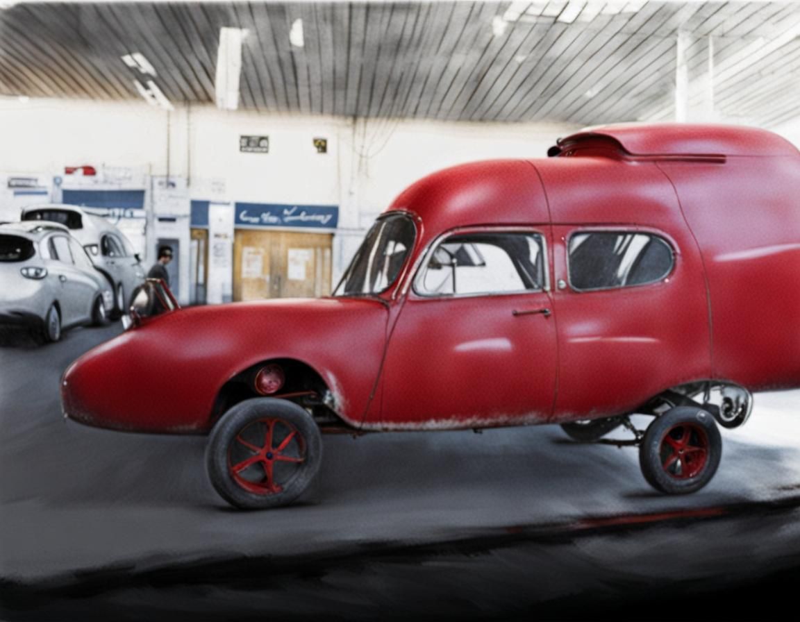 The car you drew in kindergarten