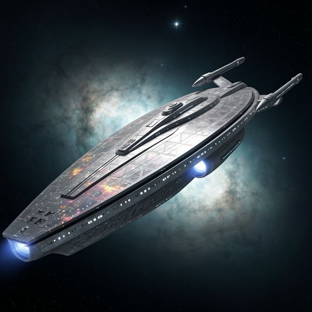 Minbari Cruiser in Explosive Space Battle