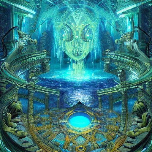 Atlantis: Holographic Cosmic Illustration in 8K