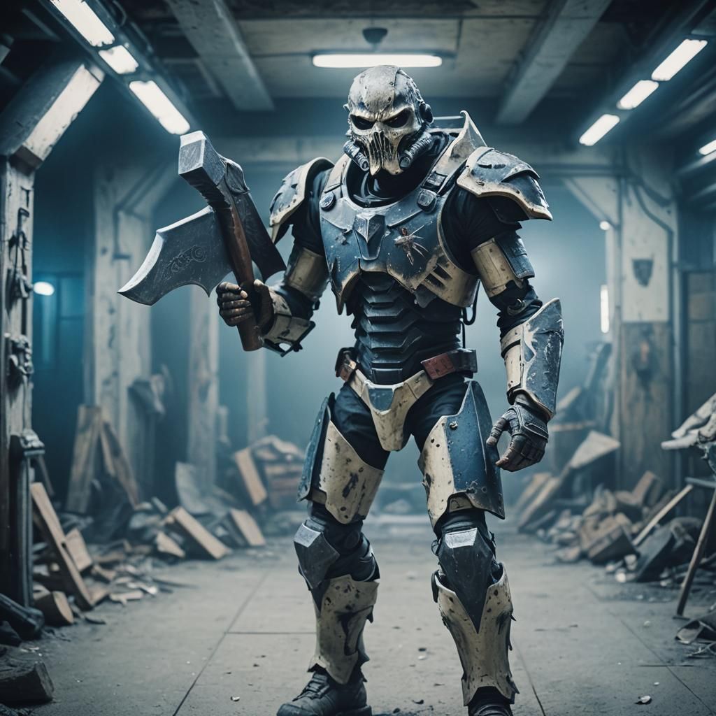 Cinematic Axe Soldier Film Still