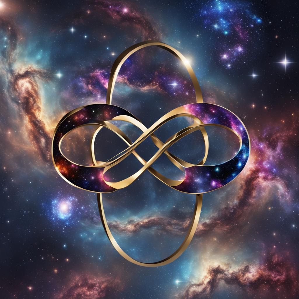 Infinity Galaxy Hourglass: A Cosmic Dance of Time