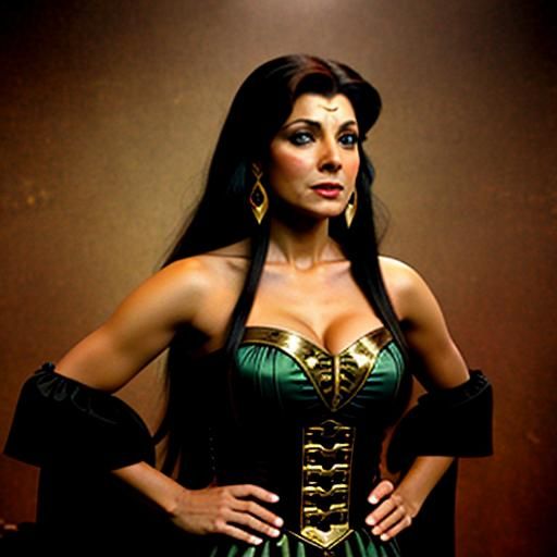 Deanna Troi Cosplay as Steampunk Pocahontas