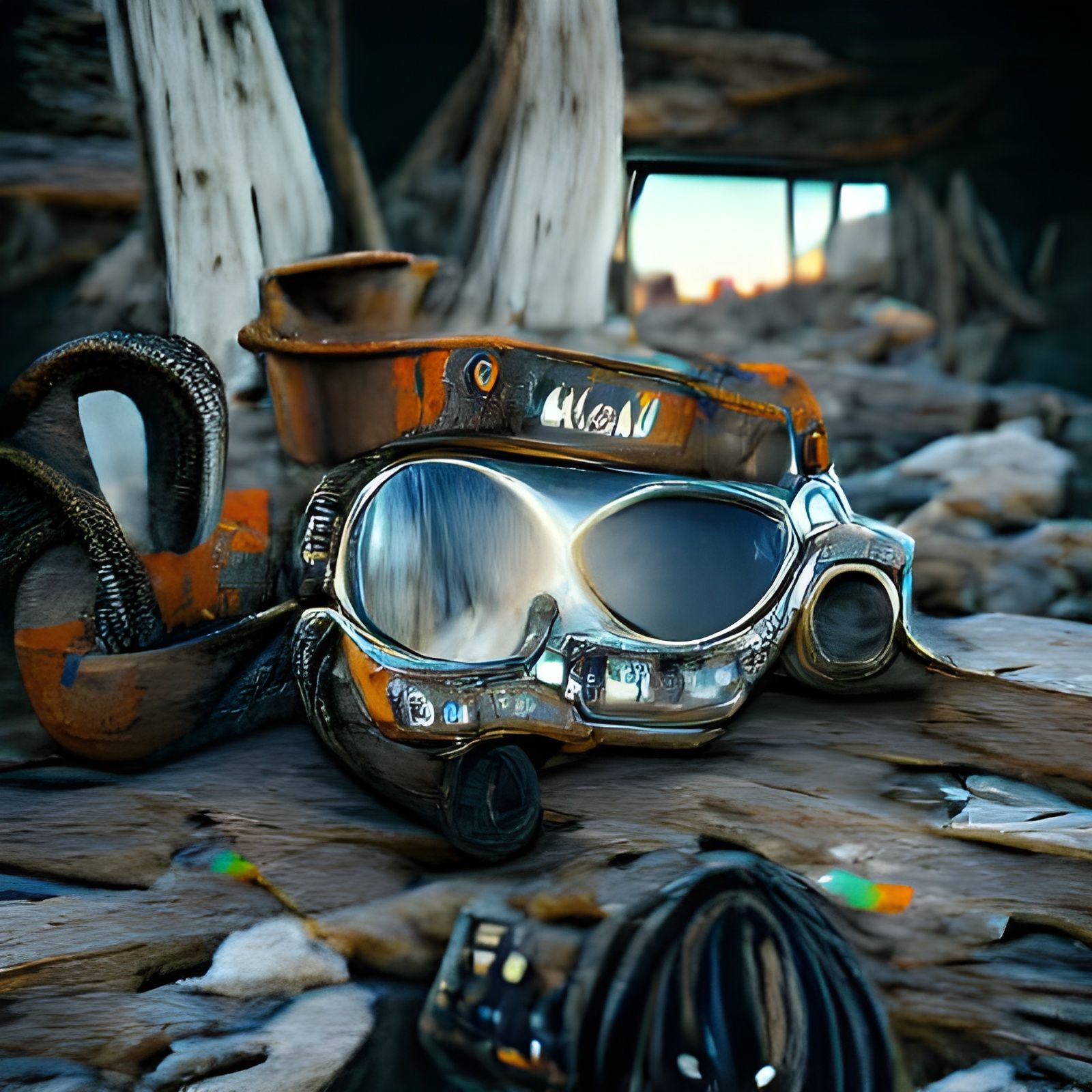 Grungy Post-Apocalyptic Scene in Unreal Engine