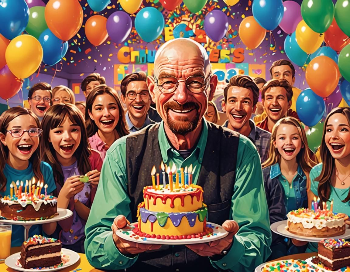 Walter White's Animated Birthday at Chuck E. Cheese