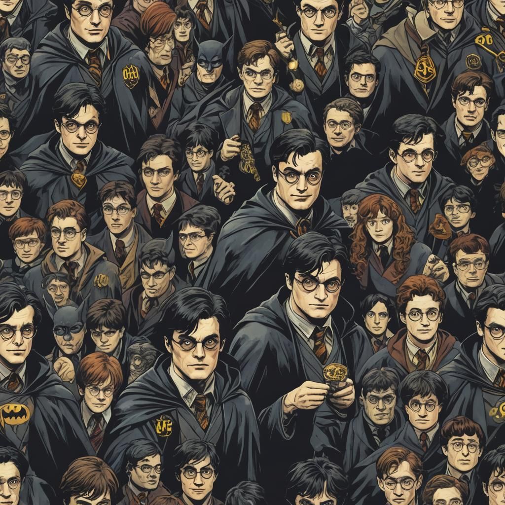 Batman as Harry Potter Mashup