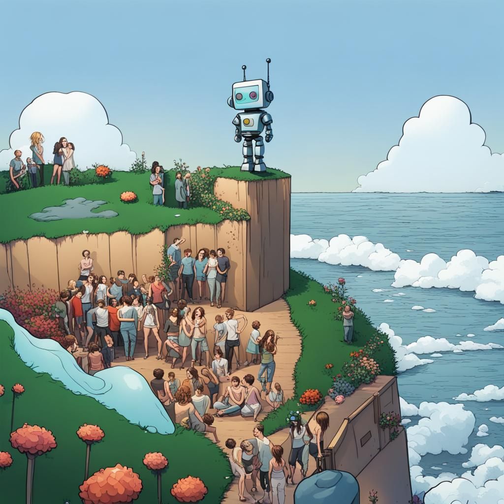 Robot's Underwater Kingdom: A Sci-Fi Love Story