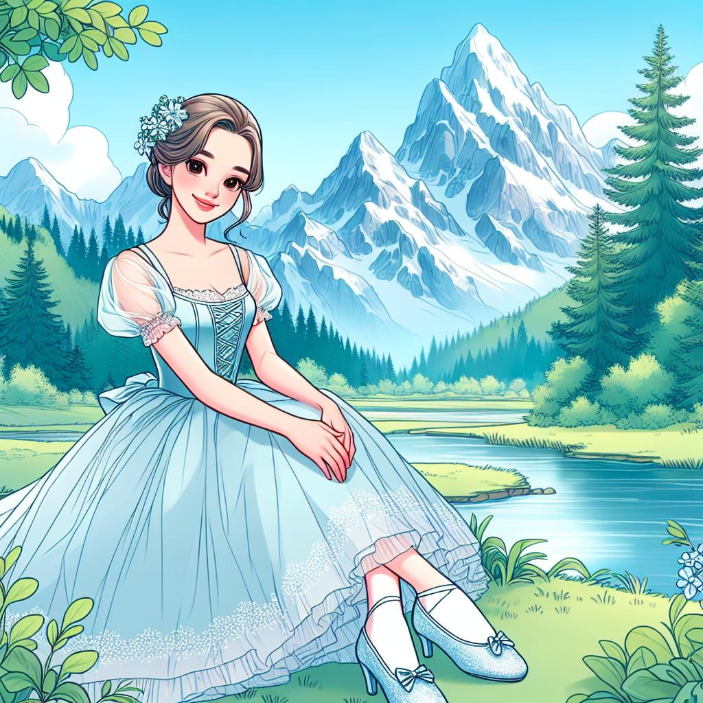 Cinderella in the Alps Forest