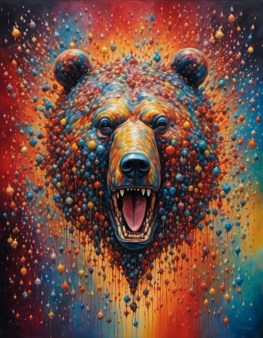 Abstract Art: Challenging Perceptions with Swirling Shapes