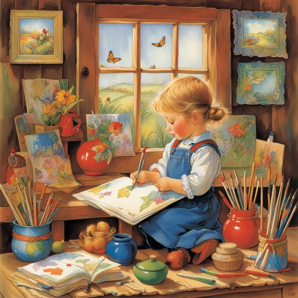 The Little Artist: Children's Book Illustration