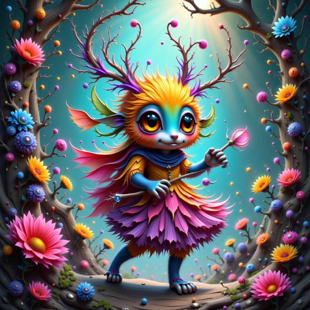 Music Elemental Dancing in a Whimsical Soundscape