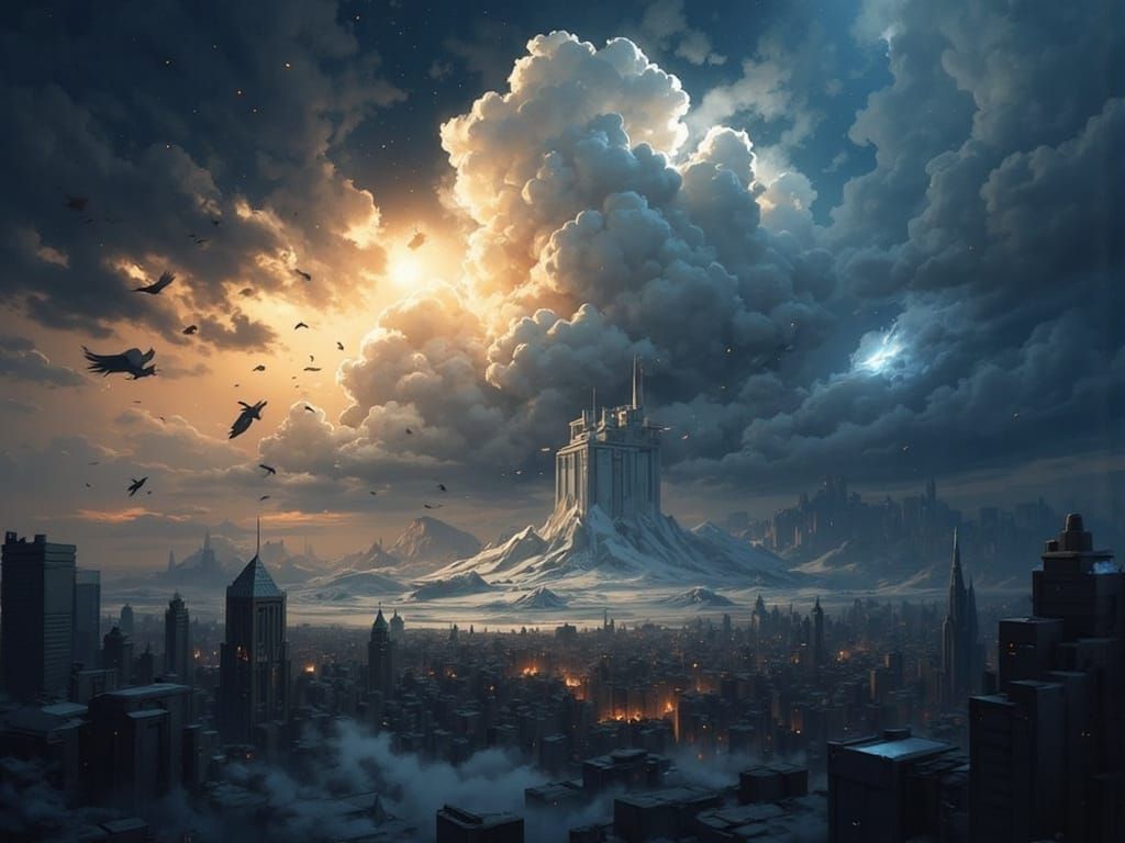 Soft Thunder and Laughter in a Cloudy Sky