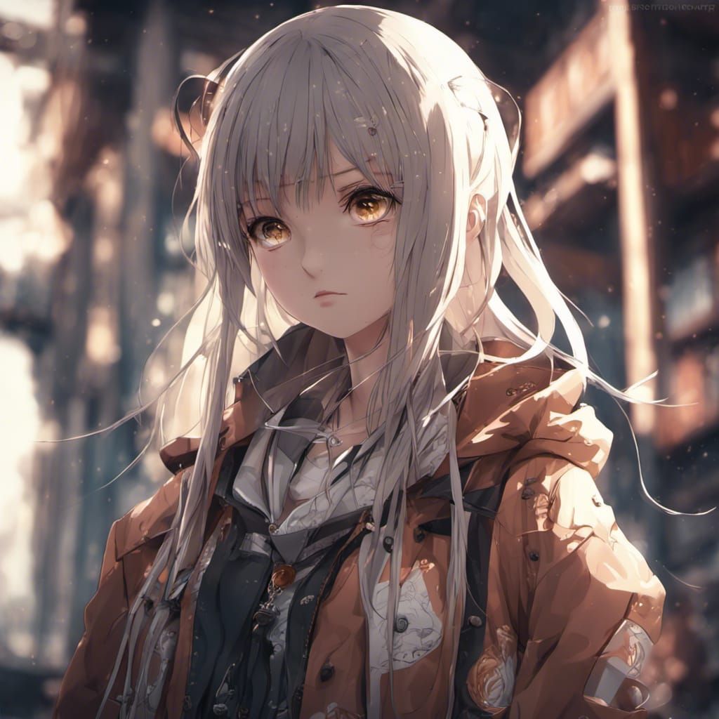 Hyperrealistic Anime Girl in High Definition