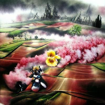 Blooming Flower Field in Full Bloom