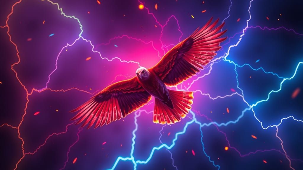 Energetic Raven in Electric Flight