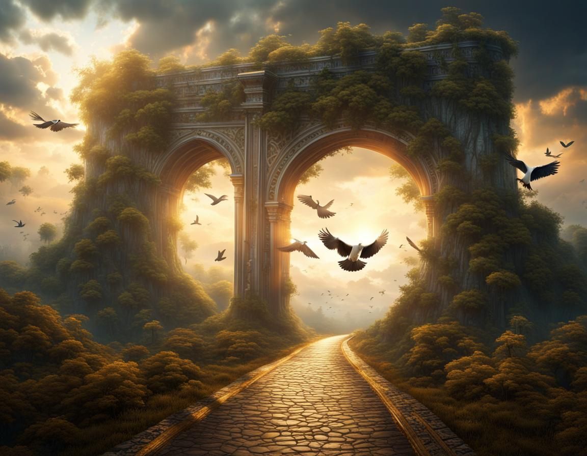 Mysterious Road to a Portal in the Sky