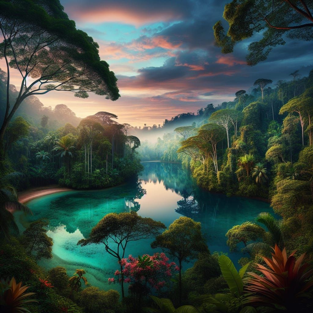 Early Morning Lagoon