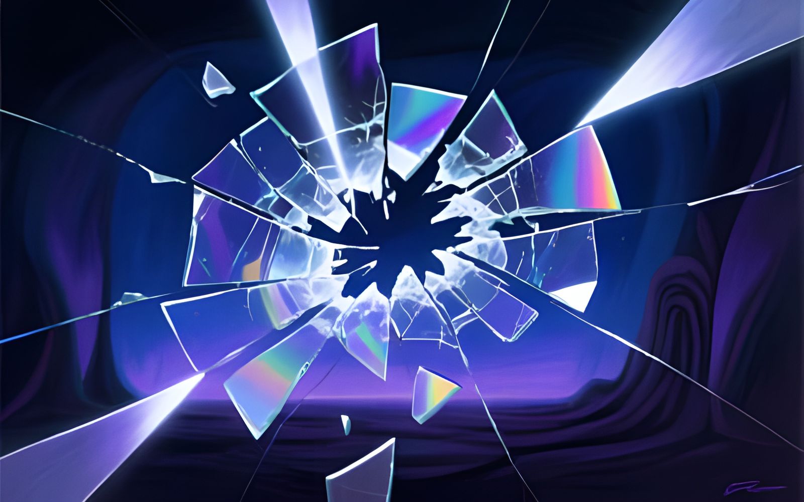 Abstract Art of Fractured Reality