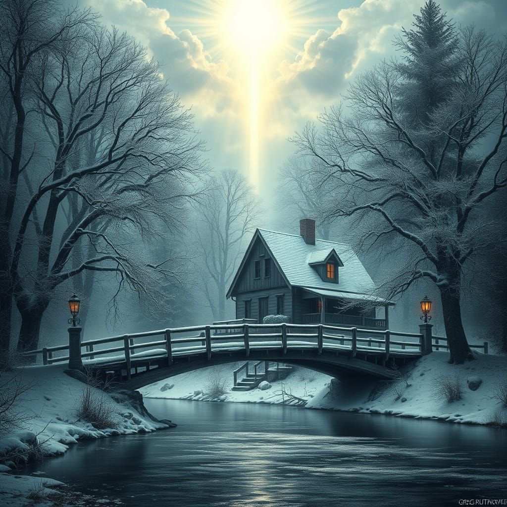 Ethereal Winter Wonderland in Soft Focus