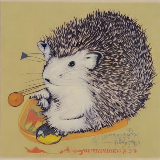 Hedgehog Crafts Rabbits: Surreal Record Sleeve Art