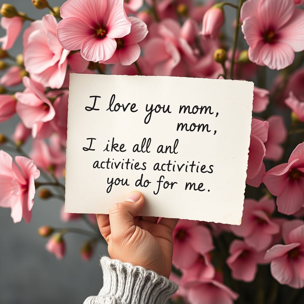 Mother's Love in Whimsical Florals