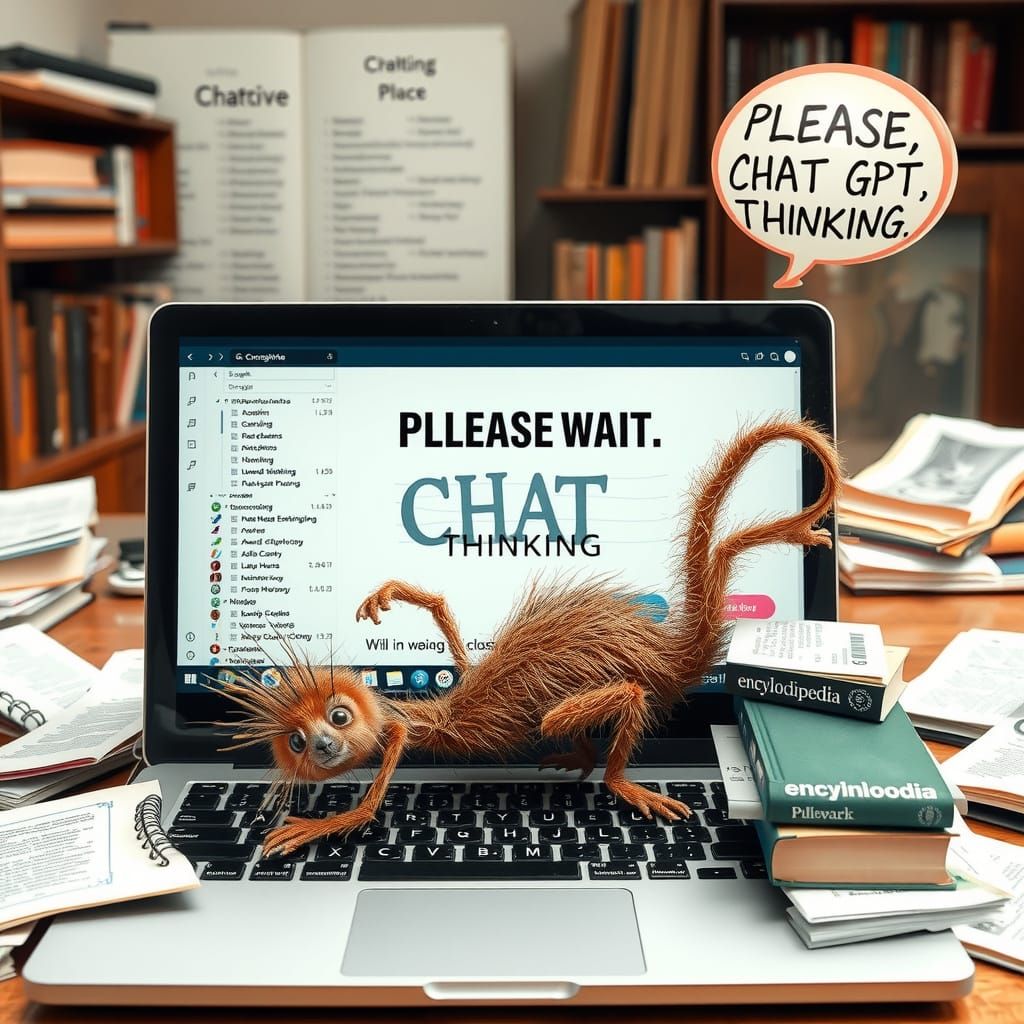 Orderly Chaos: A Laptop's Desperate Struggle