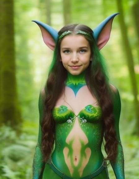 Beautiful Goblin Girl