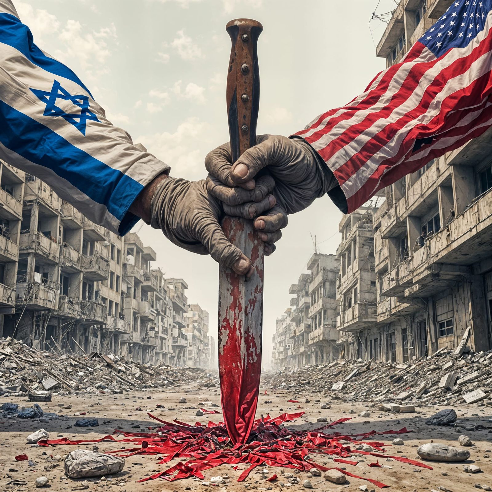 Hands of War Plunge into Gaza's Ruins