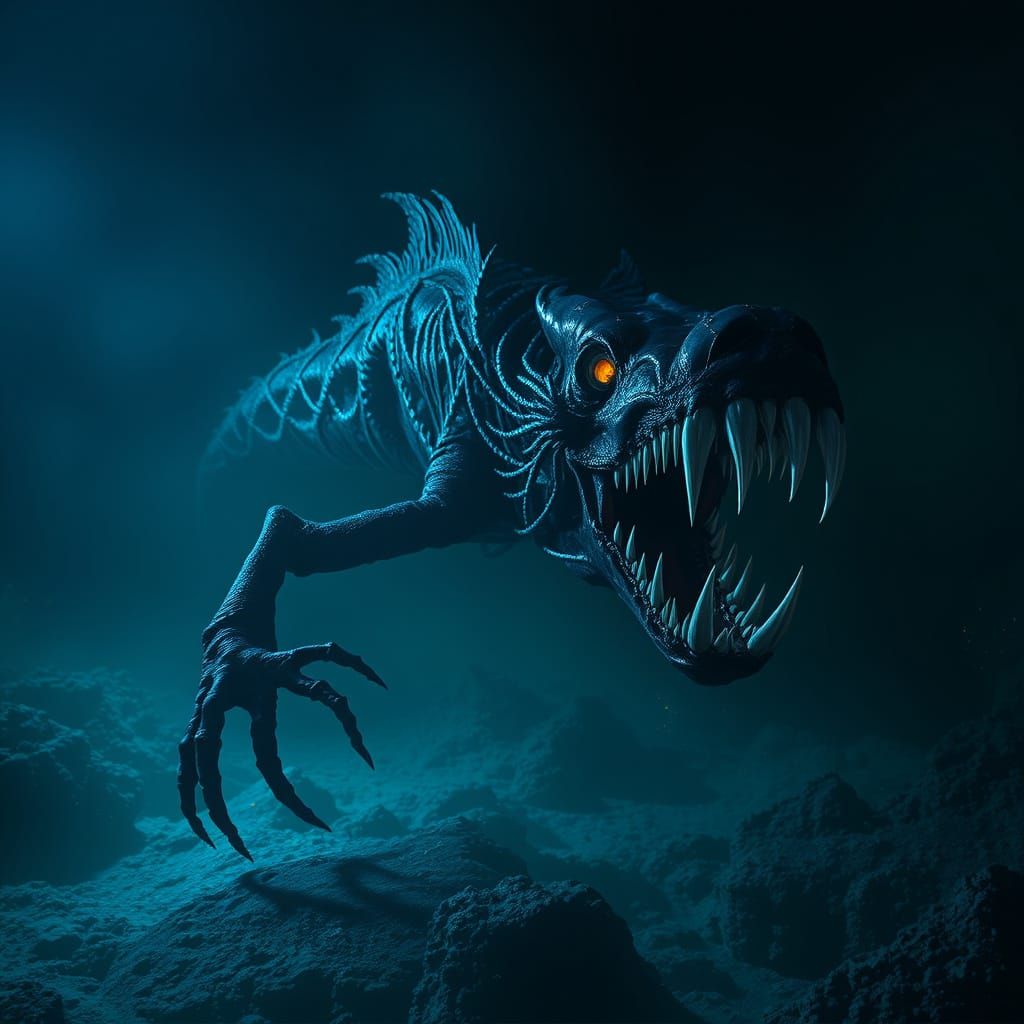 Mysterious Ocean Floor Creature Lurks in Darkness