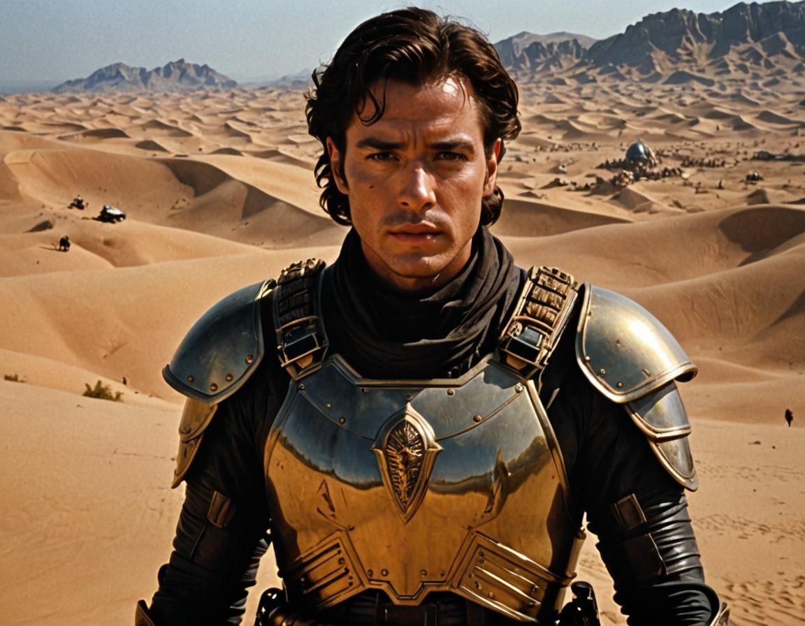 Paul Atreides in Dune on Arrakis