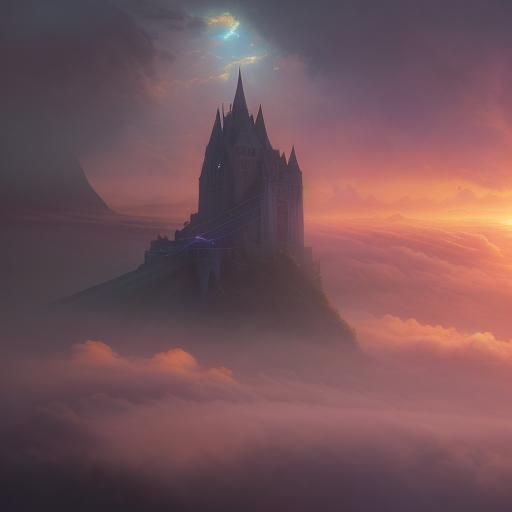 Ireland Sunset: Ethereal Fantasy Matte Painting