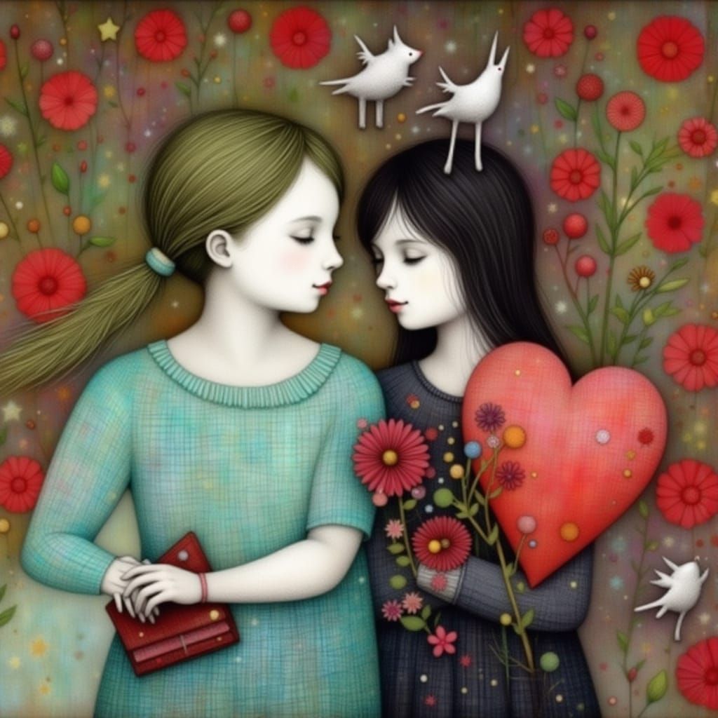 Whimsical Friends in a Fantastical World