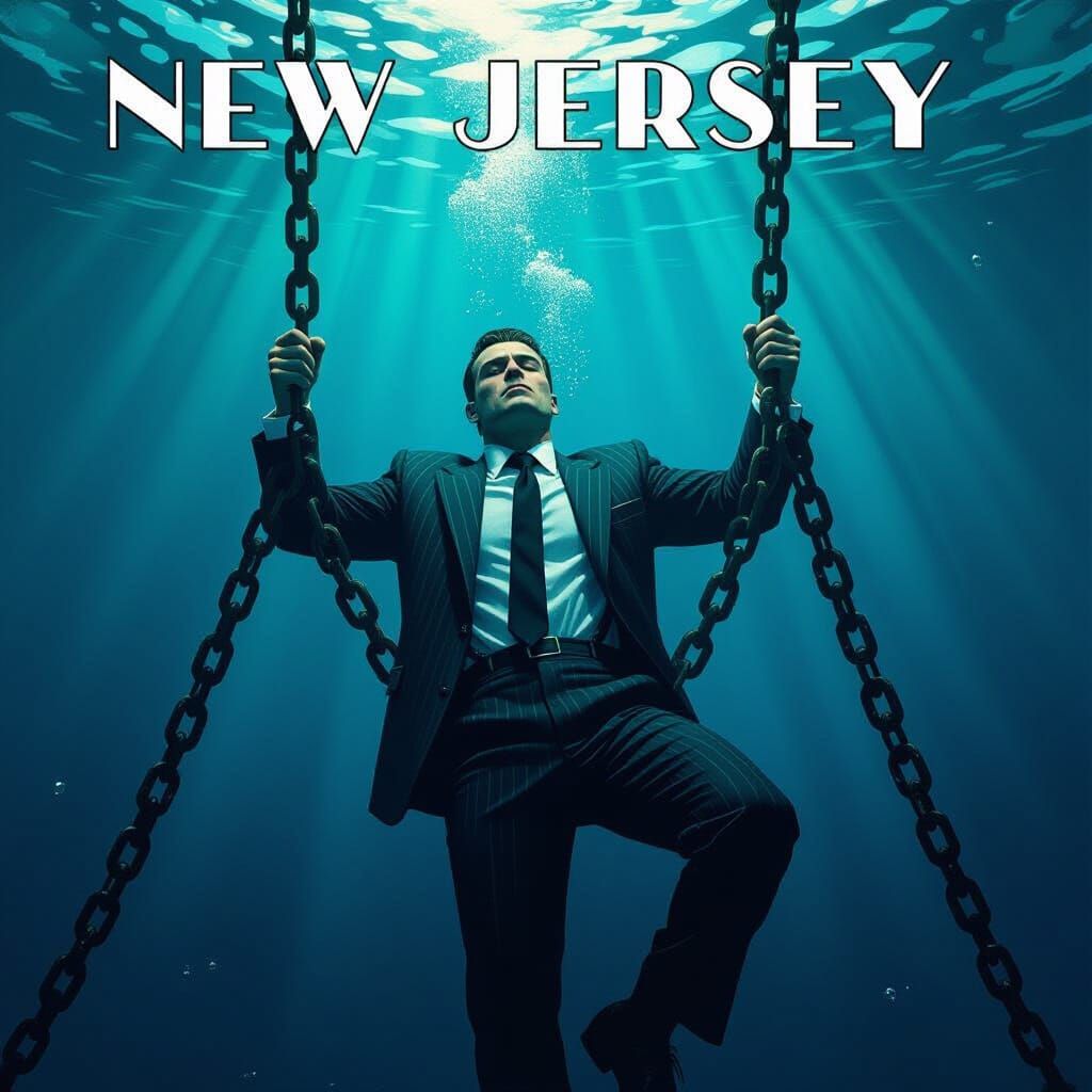 1920s Gangster Movie Poster for "New Jersey"
