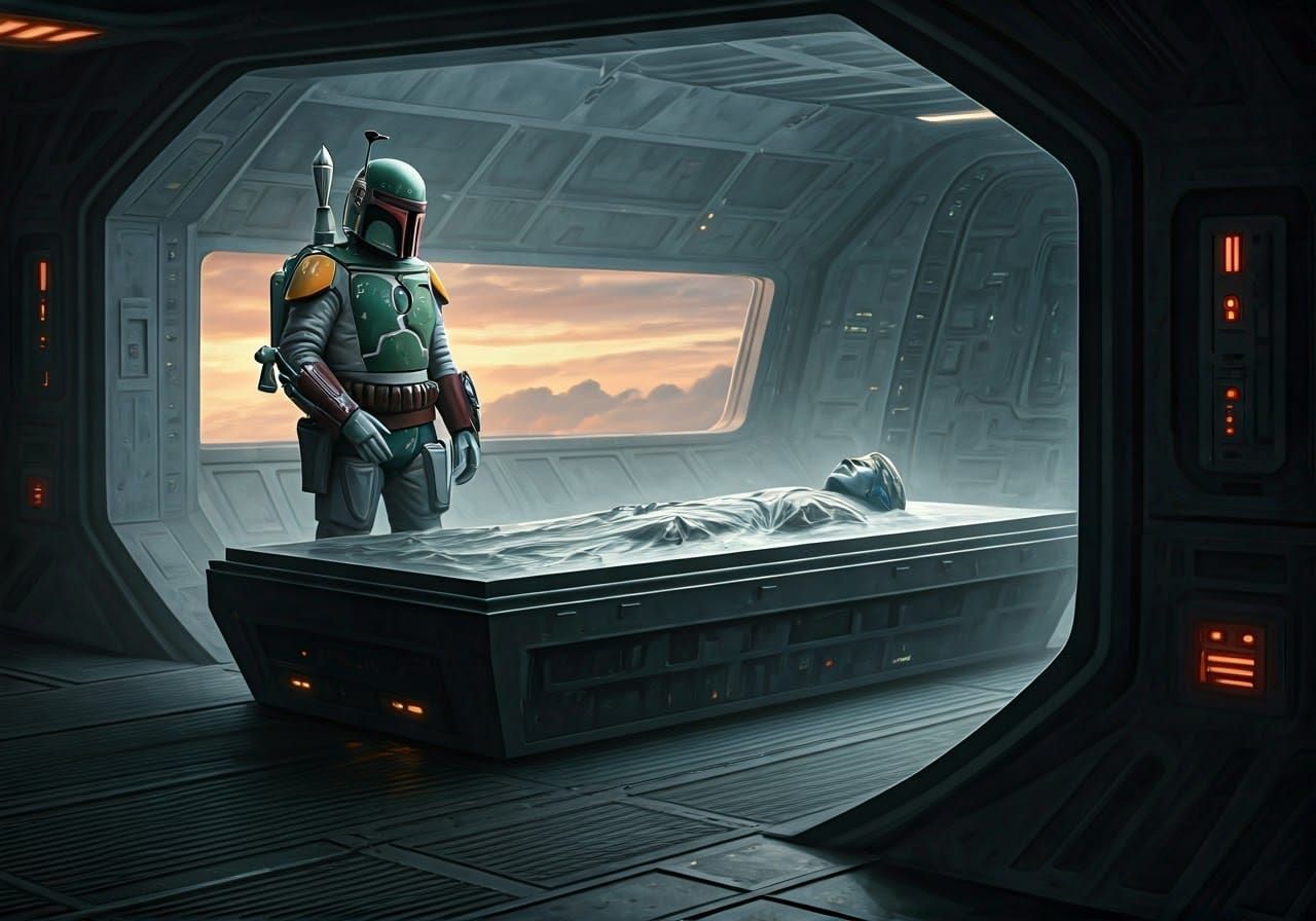 Boba Fett Claims Han Solo in Cloud City